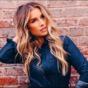 Kittenish denim jumpsuit